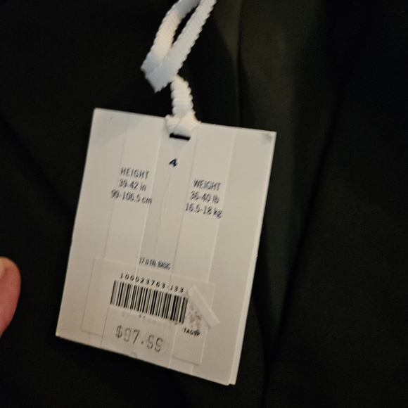 Janie and Jack little boys black wool suit jacket size 4 NWT - Picture 3 of 7